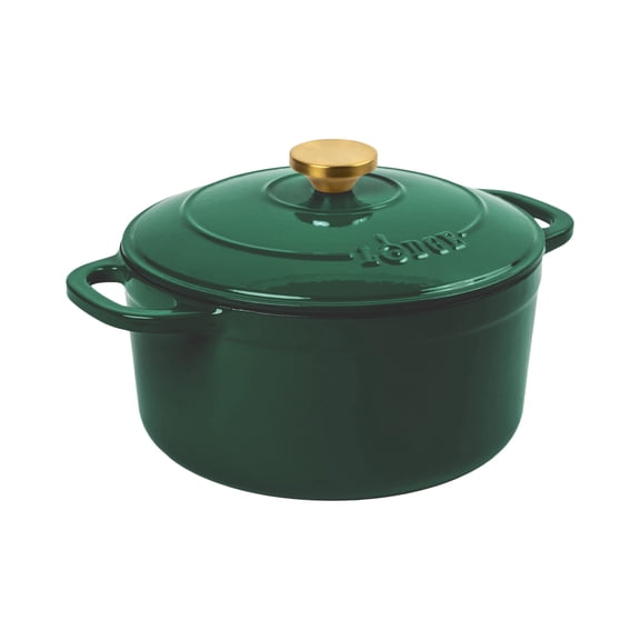Lodge 7 Quart Emerald Enamel Cast Iron Dutch Oven