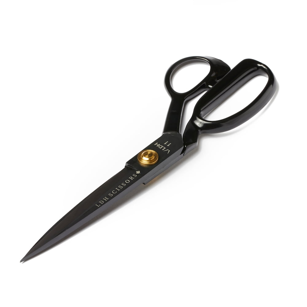 LDH Fabric Shears, Midnight Edition, Rubber Handle, Multiple Sizes