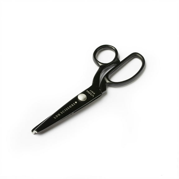 LDH Pinking Shears, Midnight Edition, Rubber Handle, Multiple Sizes