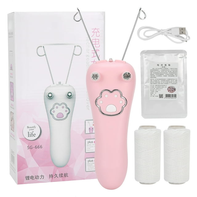 LDIHAO USB Charging Electric Cotton Thread Epilator Facial Body Hair
