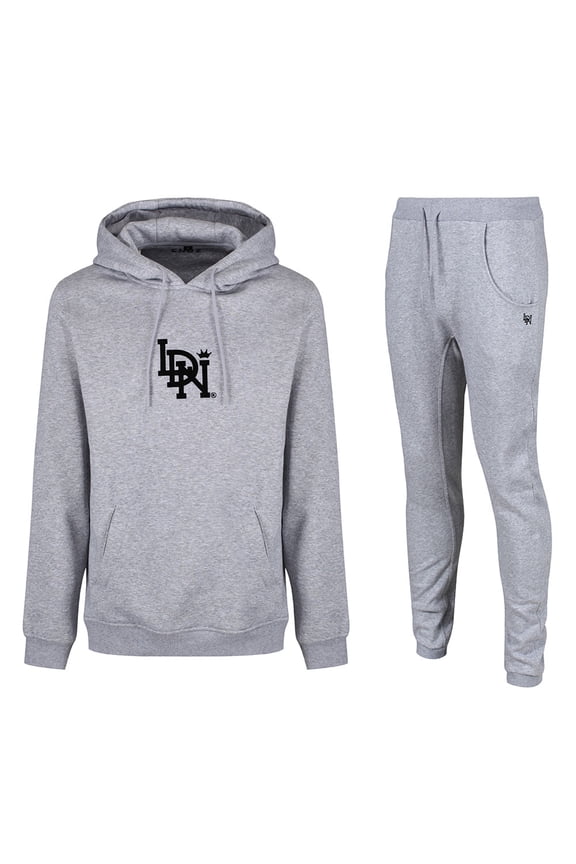 LDN Original Medium Logo Tracksuit Gray