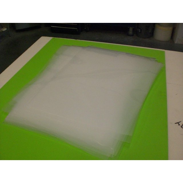 LDPE Low Density Polyethylene Plastic Sheet 24" X 24" X .060" 1/16