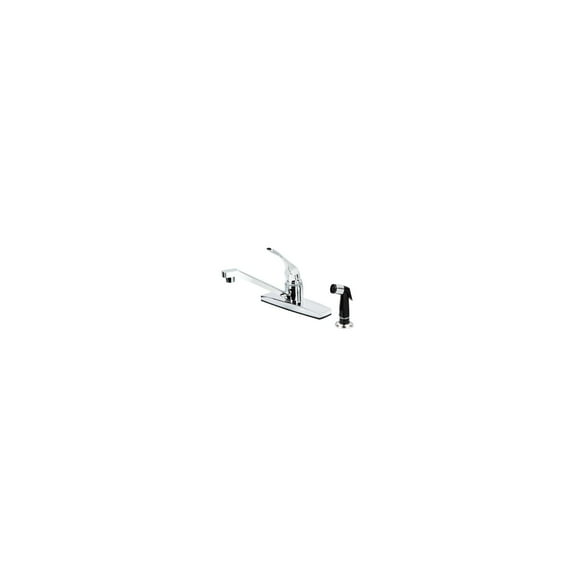 LDR 012 1405CP-CG Single-Handle Kitchen Faucet, Side Spray, Chrome - Quantity 1
