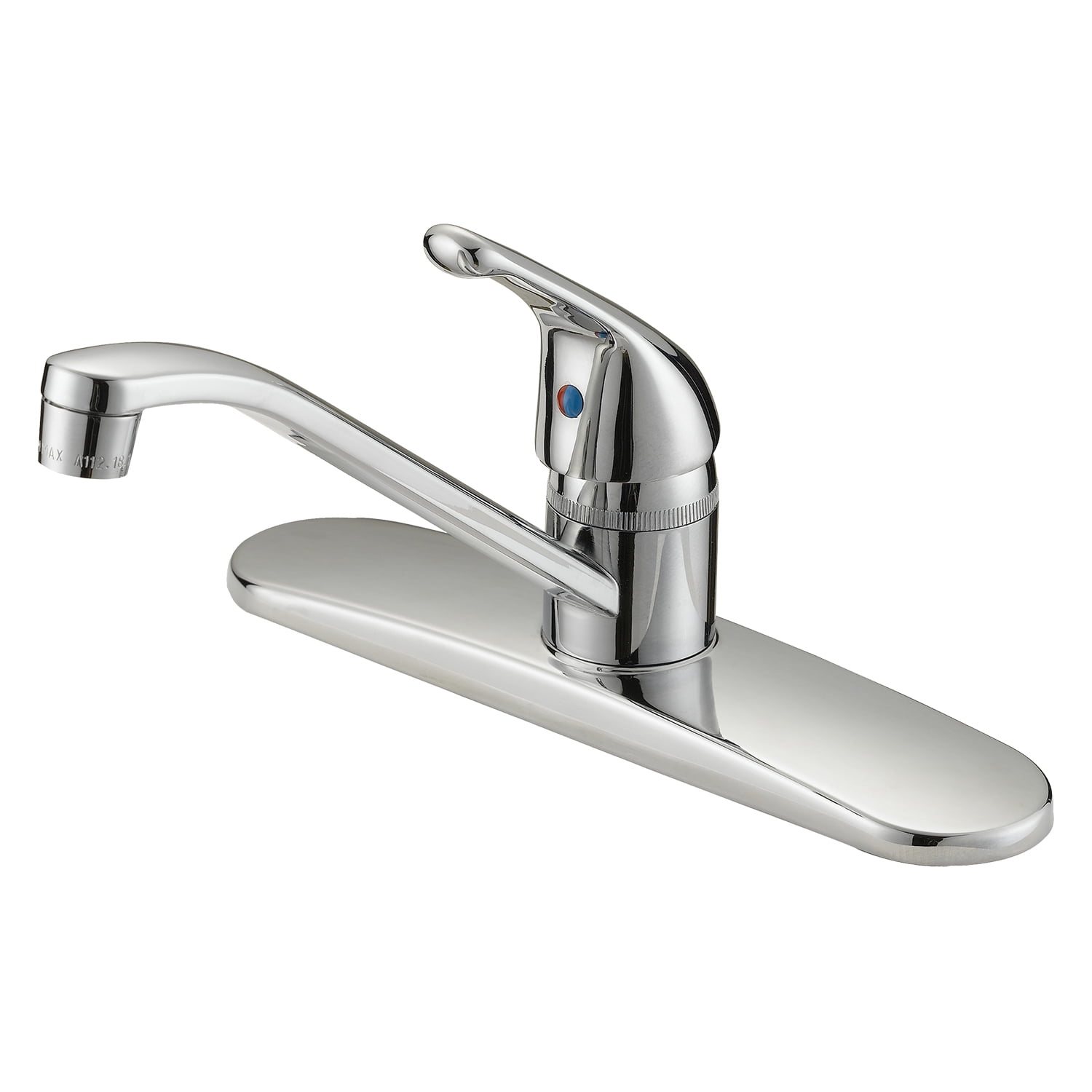 LDR Chrome Single Handle Low Arc Kitchen Faucet