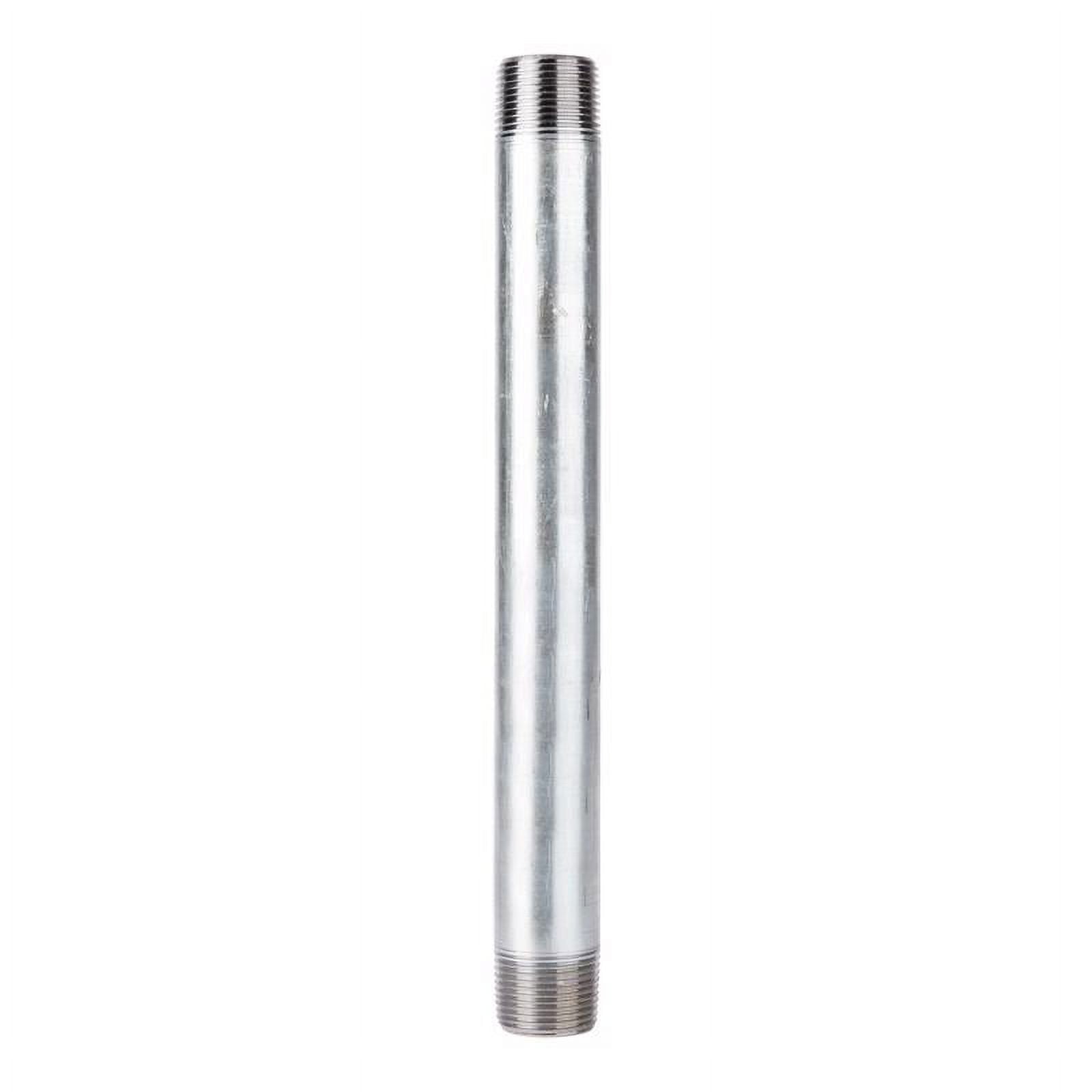 LDR 303 1X12 Galvanized Pipe Nipple, 1-Inch X 12-Inch - Walmart.com
