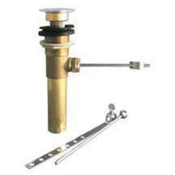 LDR 501 9900 Complete Brass Body Pop Up Unit, 1-1/4", Chrome