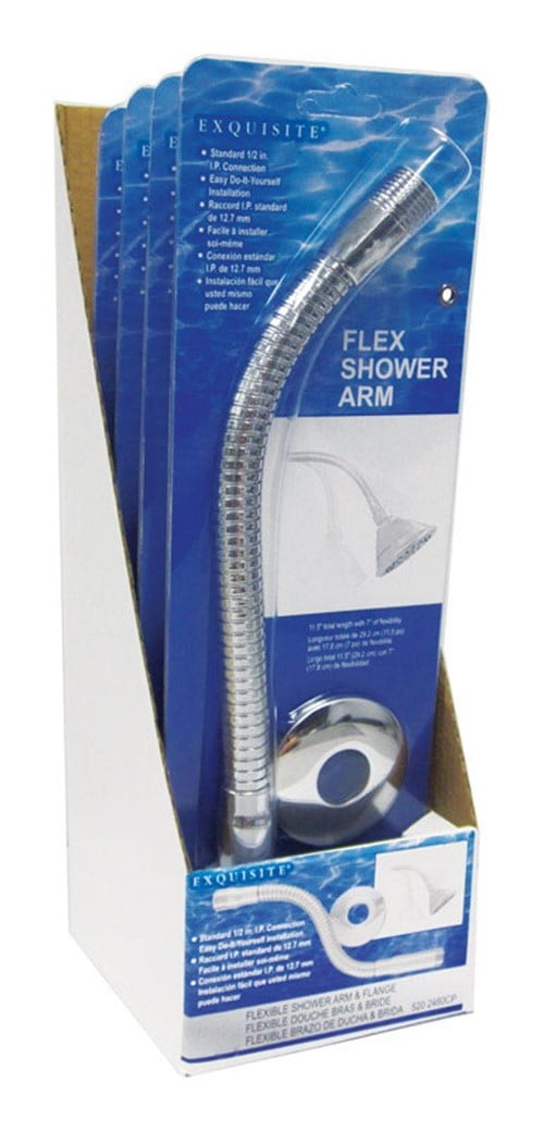 LDR 520 2480CP Exquisite Flexible Shower Arm, Stainless Steel