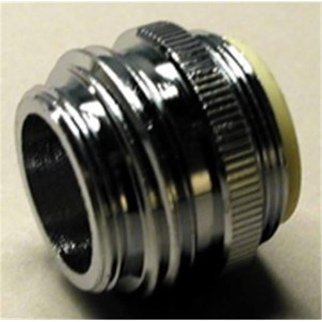 Chrome Plated Dual Thread Washing Machine Adapter