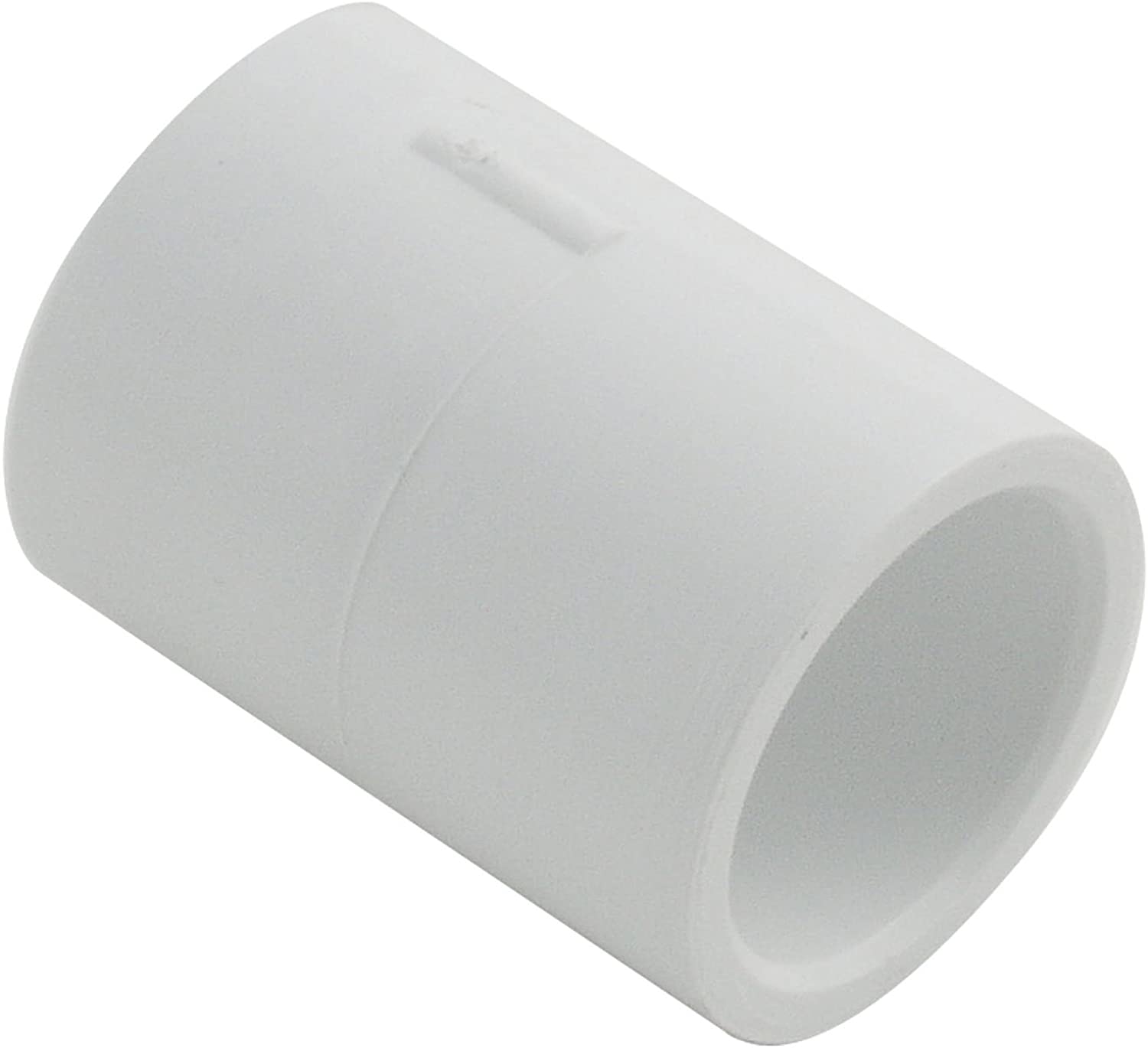 LDR Industries FP4 CO12 PVC Coupling 1/2 inch White