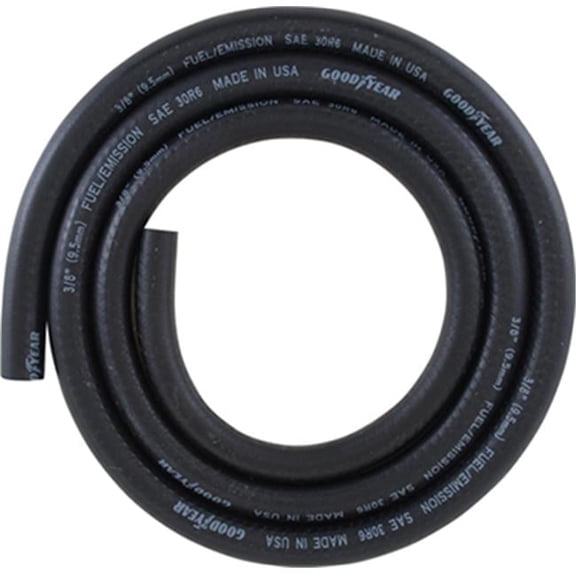 LDR Global Industries 516 F145 5 ft. Fuel Tubing, Black - 0.25 x 0.5 in.