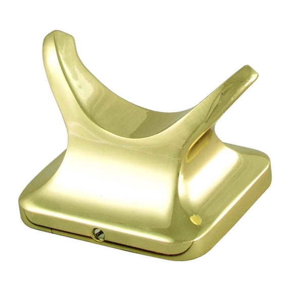 LDR Industries 162 6662 Prestige Double Robe Hook, Polished Brass