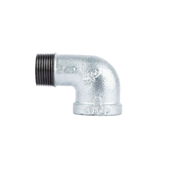 LDR Industries 311 SE90-34 3/4 in. STZ Galvanized 90 Degree Street Elbow, Gray