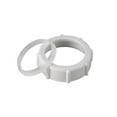 thumbnail image 1 of LDR Industries 566 6525 Slip Nut with Washer, PVC, White, For Bathroom Drain, 1 of 1