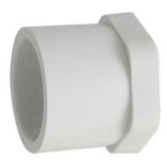 LDR Industries FP4 B-134 Bushing 1 in. x 3/4 inch PVC White