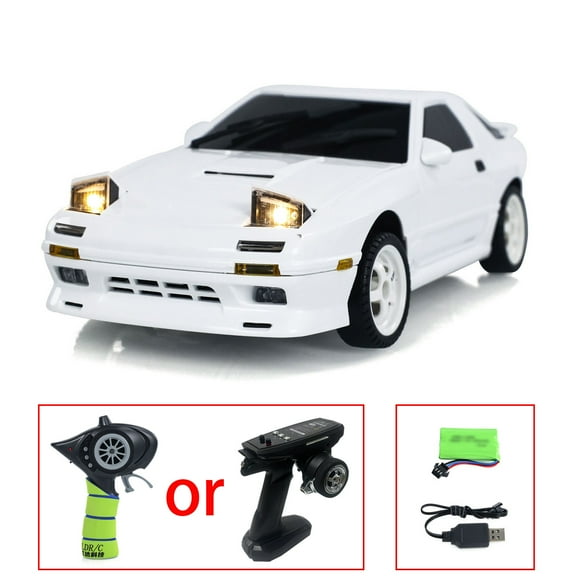 LDRC 1/18 RX7 RC Racing Car RWD Gyroscope Wireless Control Drift Vehicles LD1802