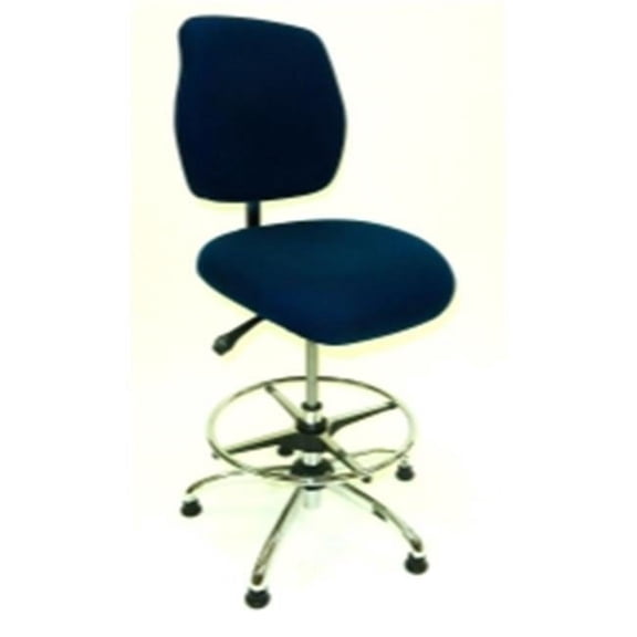 LDS Industries LDS1010432 ESD Chair with Medium Height - Deluxe Blue