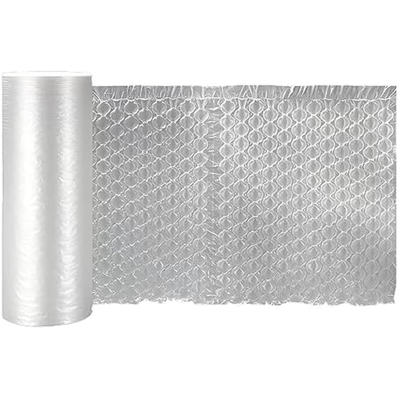 LDS Length 984ft Air Cushion Wrap Roll Quilt Bubble Air Pillow Sheet Film Air Cushion Wrap (Air Bubble Film - Inflatable Bubbles - 15"x10"x14m)$$Office