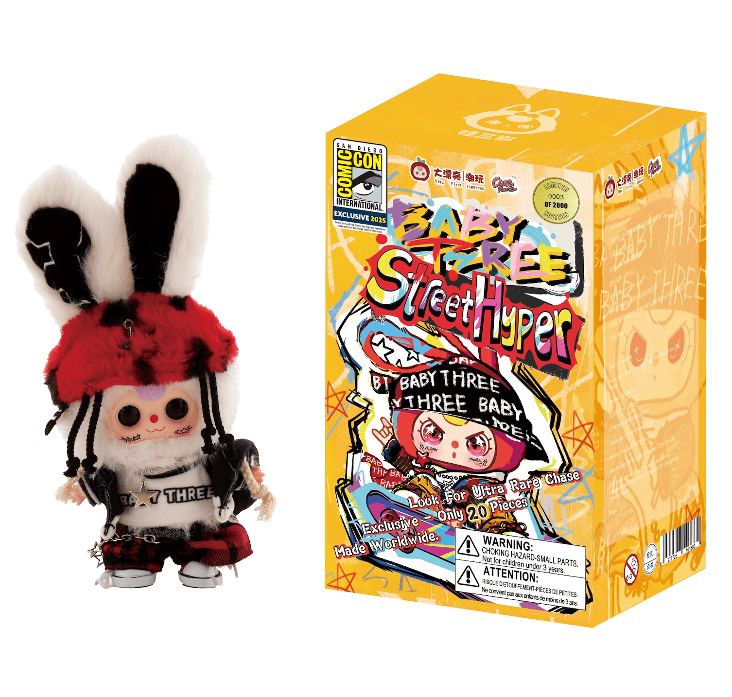 LE Blind Box Baby Three SDCC Exclusive - “Street Hyper” Vinyl