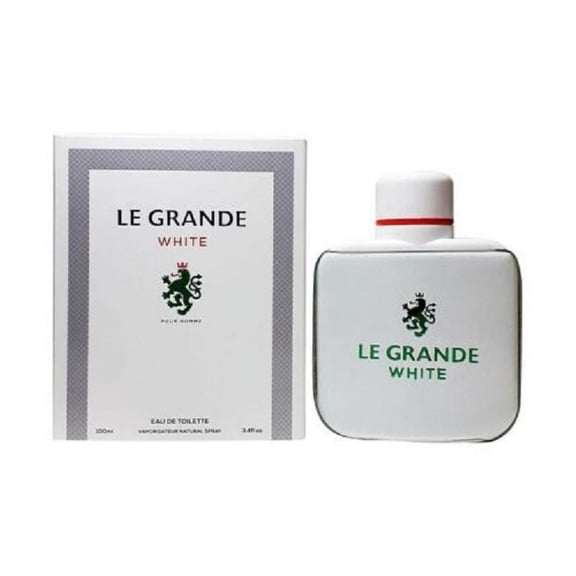 LE GRANDE WHITE Designer EDT Cologne 3.4 oz Spray