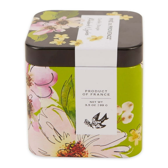 Le Jardin Soy Blend Candle Tin, 3.5 ounce, Rhubarb and Lychee