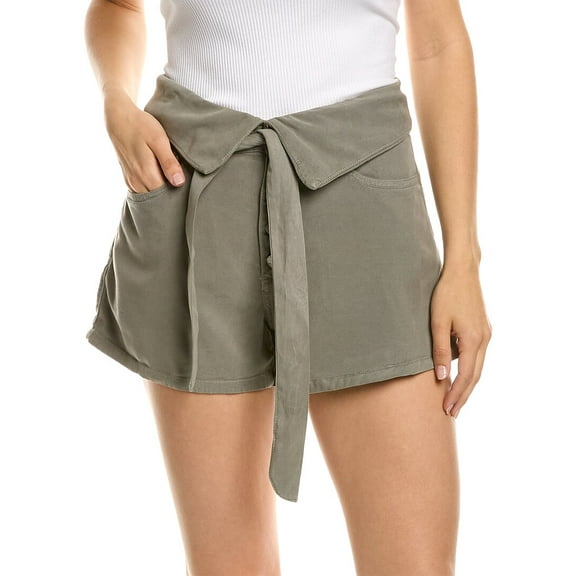 LE JEAN womens  Foldover Waist Short, 25