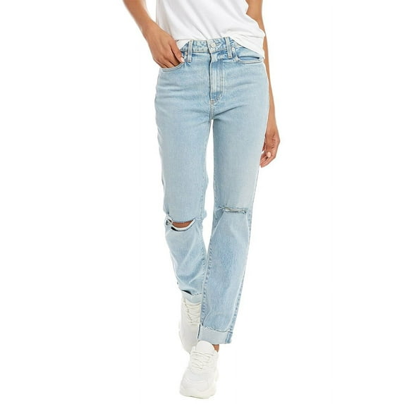 LE JEAN womens Lara Voyage High-Rise Slim Jean, 24, Blue