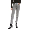 thumbnail image 1 of LE JEAN womens  Sabine Blue Grey High-Rise Straight Jean, 26, Blue, 1 of 3