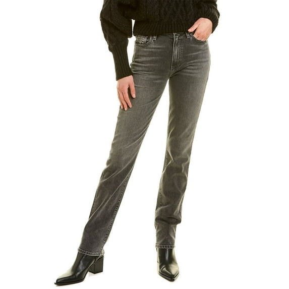 LE JEAN womens Sabine Farrah Wash High-Rise Slim Jean, 25, Black