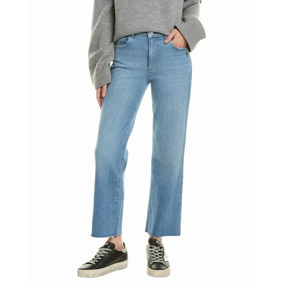 LE JEAN womens  Sabine Mid-Rise Straight Jean, 26, Blue