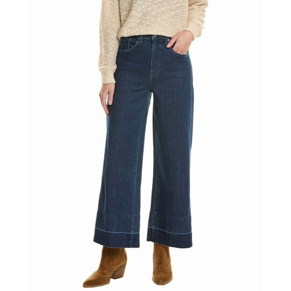 LE JEAN womens  Sophia Royale Wide Leg Jean, 25, Blue