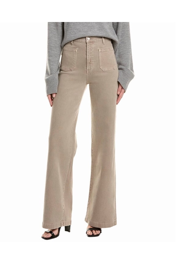 womens Virginia Wide Leg Jean, 23, Brown