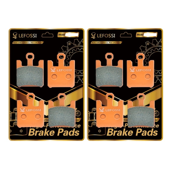 LE LEFOSSI Front Brake Pad Compatible with Fit for Kawasaki ZX 6 RR ZX6RR ZX600 Ninja ZX6R ZX636 ZX 636 B1/B2/C1/C6F/D6F 03-06 ZX-10 R ZX10R Ninja ZX1000 04-07 ZX 12R ZX 1200 04-06 VN1600 05-08 F369F