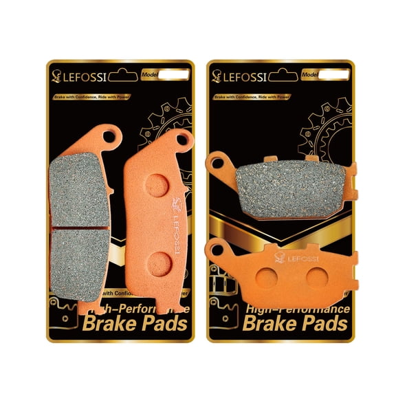 LE LEFOSSI Front Rear Brake Pads Compatible with for Honda VTX1300 VTX 1300 VTX 1300S Retro/C/R/S/T 03-06, 03-13, Shadow Sabre 1100 VT1100C2, Shadow 1100 VT1100 95-07, ACE 1100 VT1100T FA196F FA174R