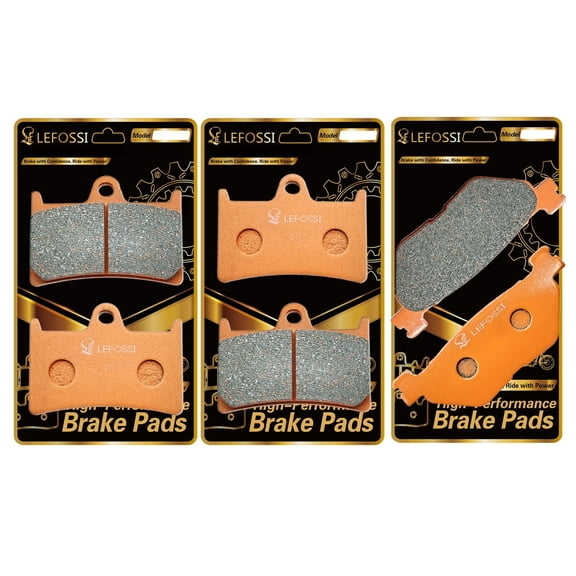 LE LEFOSSI Front and Rear Brake Pads Compatible with for Yamaha tmax xp 50 T-Max 530 XP 530 530cc 2012 2013 2014 2015 2016 2017 2018 2019 2020 FJR 1300 2003 2004 2005 for Highway FA252F FA319R