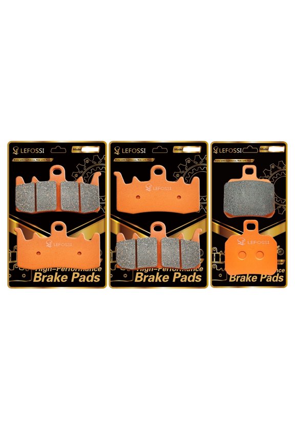 Front and Rear Carbon Fiber Brake Pads Compatible with for Ducati Monster 821 1200 Monster 2015 2016 2017 2018 2019 2020 High Performance,for HighwayMountain Riding FA630F FA266R