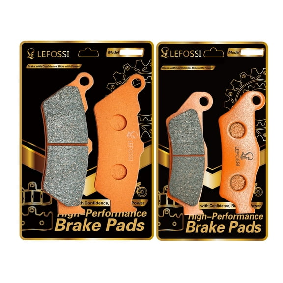 LE LEFOSSI Front and Rear Carbon Fiber Brake Pads Compatible with for Harley XG 500/750 Street XG 750 A Street Rod 2016 2017 2018 2019 2020 2021 High Performance,for Highway FA209F FA181R