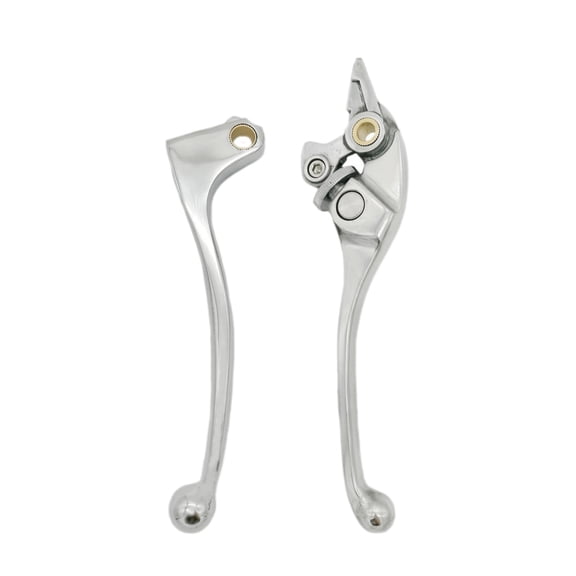 LE LEFOSSI Premium Aluminum Motorcycle Brake & Clutch Lever Compatiable with Honda CBR 600 F1/F2/F3/F4/F4i 1987-2007 CBR 900 RR 1993-1999 CB 900 919 Hornet 2002-2006 CB 600 Hornet 1998-2006 Polished