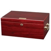 LE MONDE Highgloss Cherry Desktop Humidor for 100 Cigars