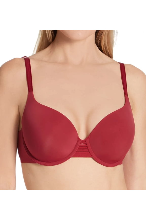 LE MYSTERE Garnet Second Skin Back Smoother Underwire Bra, US 36B, UK 36B, NWOT