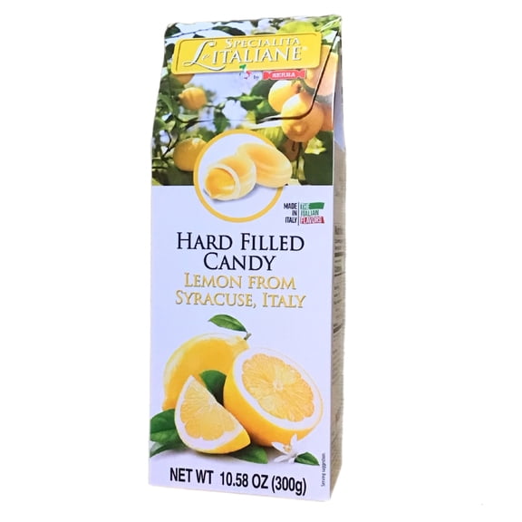 LE SPECIALITA ITALIANE SERRA HARD FILLED CANDY LEMON FROM SYRACUSE ITALY 10.58OZ 300G