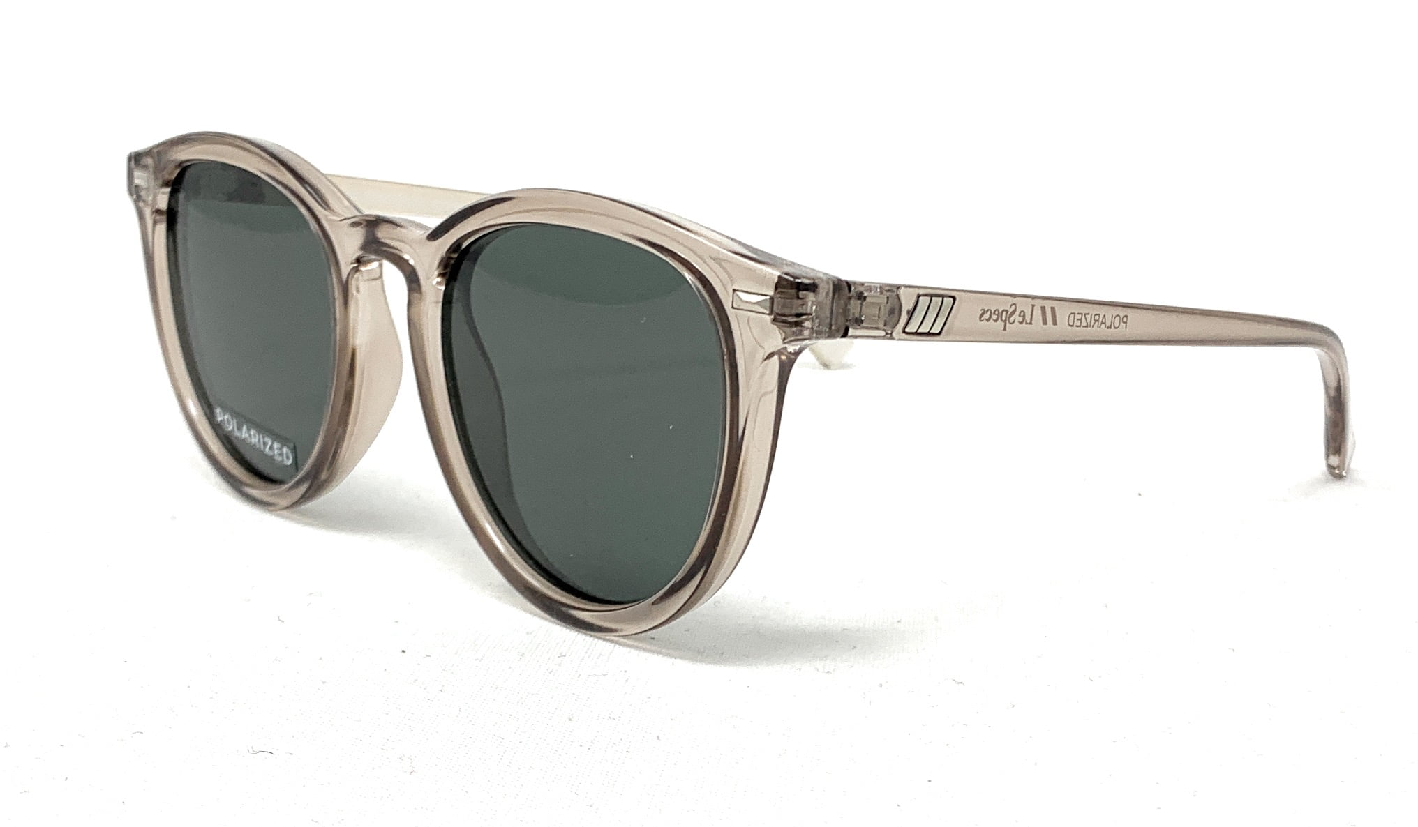 LE SPECS Unisex Polarized Sunglasses Fire Starter 1902046 Stone 49mm