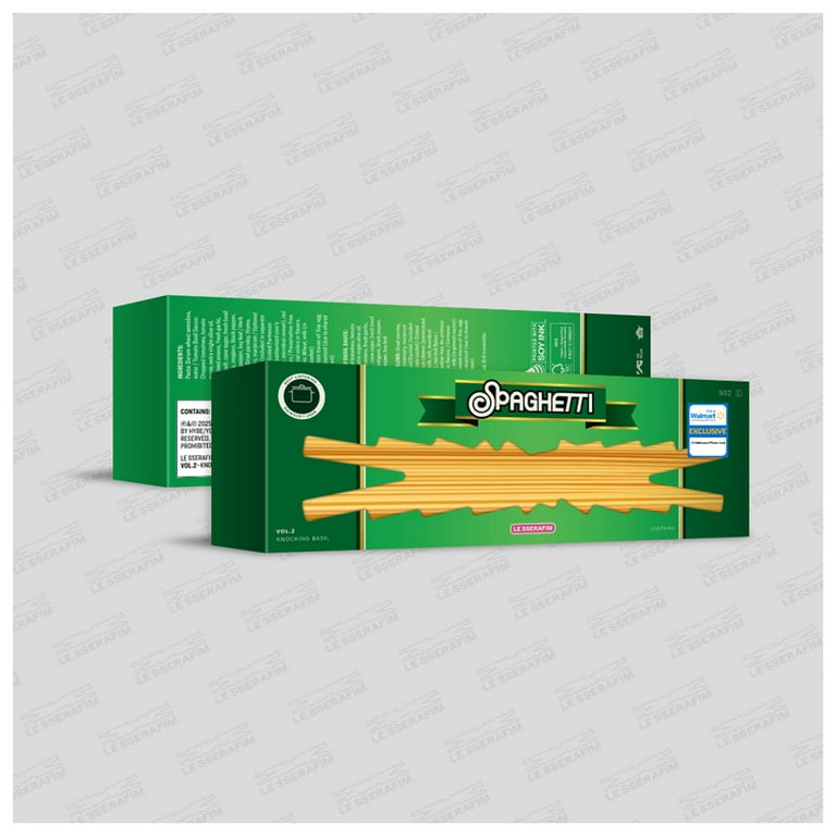 Le Sserafim - 1st Single Album 'SPAGHETTI' KNOCKING BASIL (Walmart