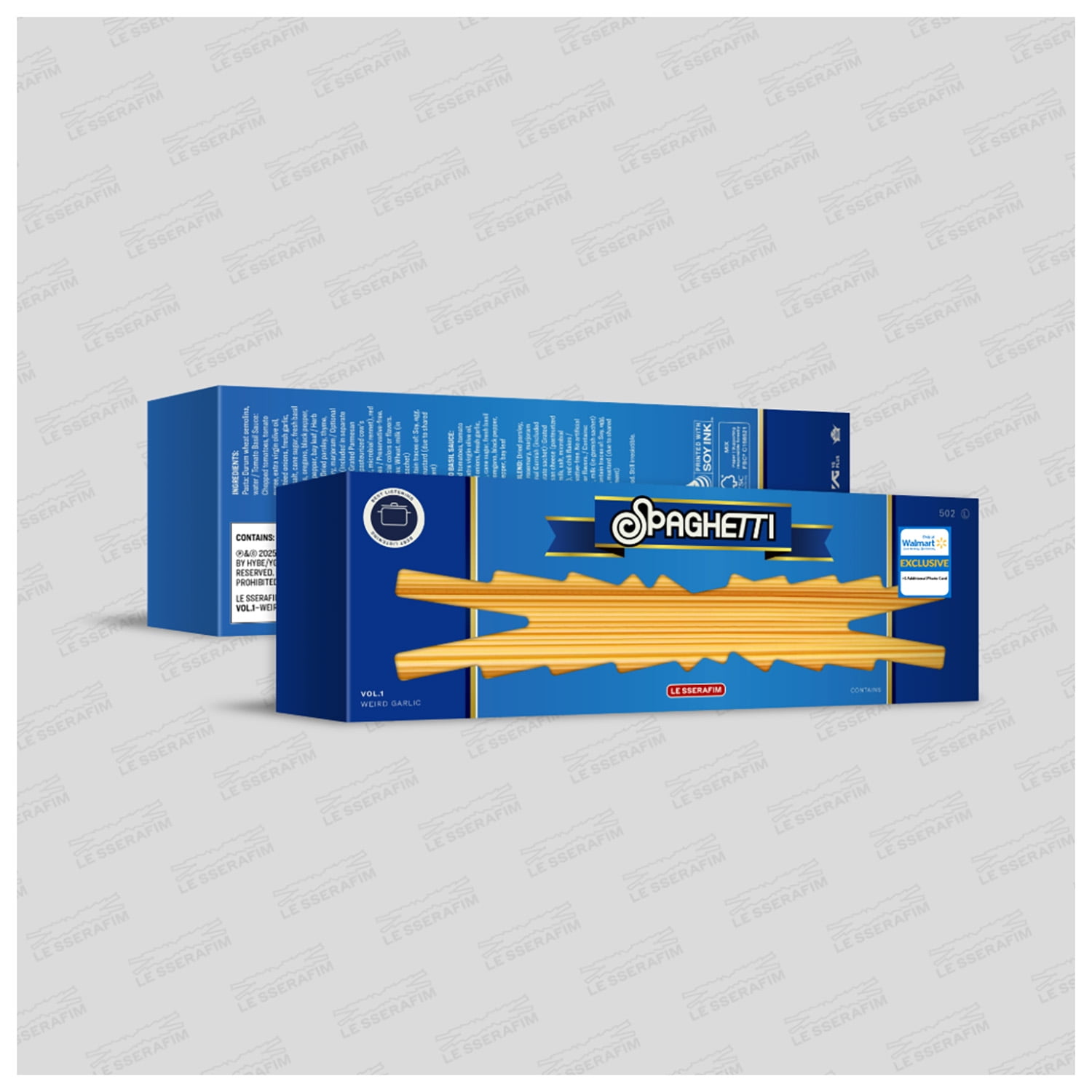 Le Sserafim - 1st Single Album 'SPAGHETTI' WEIRD GARLIC (Walmart