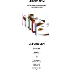 Open Box LE SSERAFIM - 1st Studio Album UNFORGIVEN [COMPACT ver.] - CD
