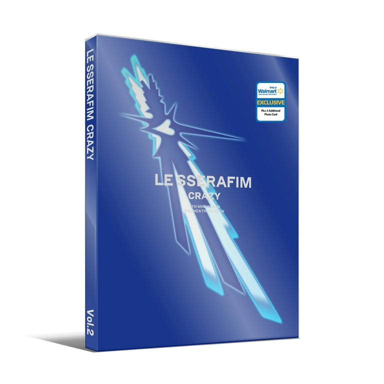 LE SSERAFIM - 4th Mini Album 'CRAZY' HEATHERS ROCK - Walmart