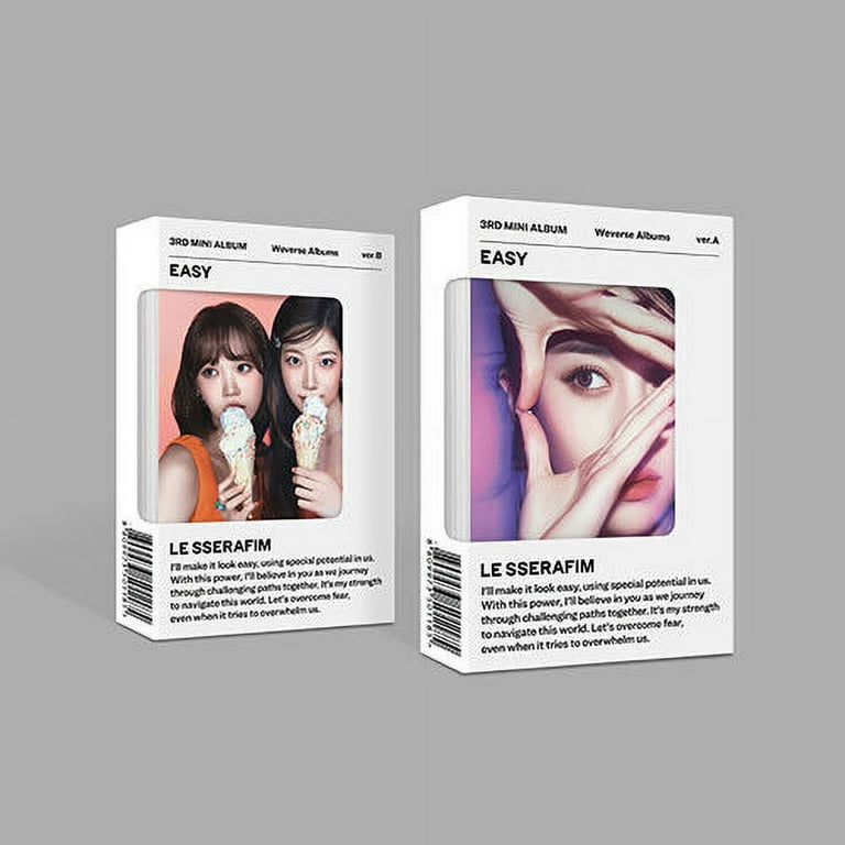 LE SSERAFIM - [EASY] 3rd Mini Album WEVERSE ALBUMS A (SINGLE 