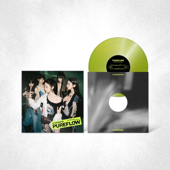 LE SSERAFIM - [PUREFLOW PT.1] 2nd Studio Album LP ELECTRIC YOLLOW GLITTER Version