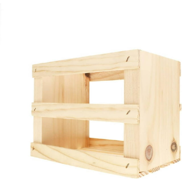 Good Wood by Leisure Arts Wooden Crate, wood crate unfinished, wood