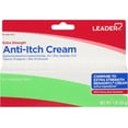 thumbnail image 1 of LEADER Anti-Itch Cream Extra Strength, Topical Analgesic, Skin Protectant, Outdoor Itch Relief for Poison Ivy and Insect Bites, for Adults and Kids, Diphenhydramine Hydrochloride 2%, 1 oz, 1 of 4