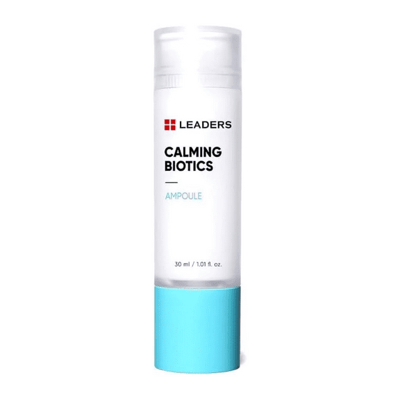 LEADERS Cosmetics Calming Biotics Ampoule - 30ml/1.01 Fl Oz Soothing and Deep Hydrating for Sensitive Skin Reinforces Skin Barrier